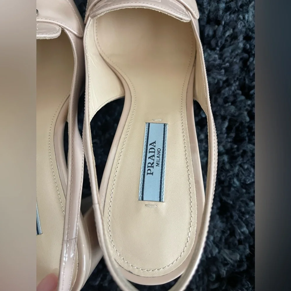 Prada patent leather slingback pumps size 36 - Picture 5 of 8